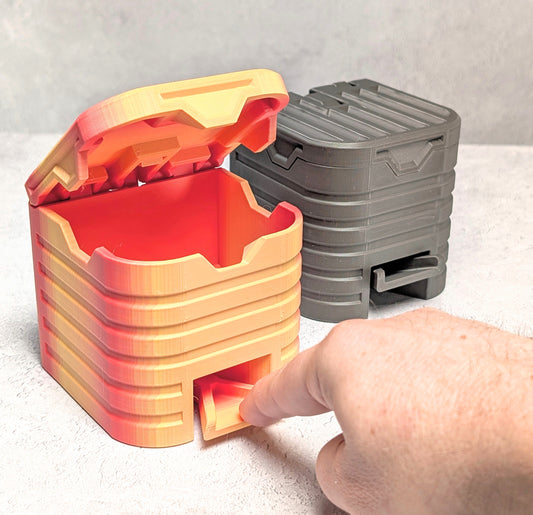 PedalPop Lid Box – A Clever Hand-Operated Tabletop Storage Solution!